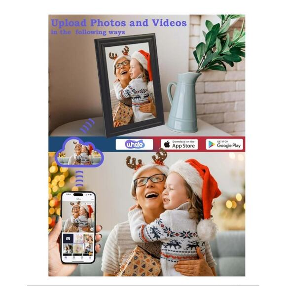 Wifi AZXL Digital Photo Frame New in Box - Picture 2 of 3